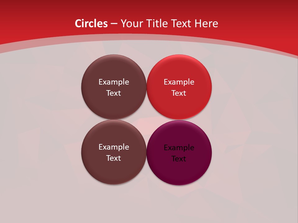 A Red Abstract Background With The Words Name Of Presentation PowerPoint Template