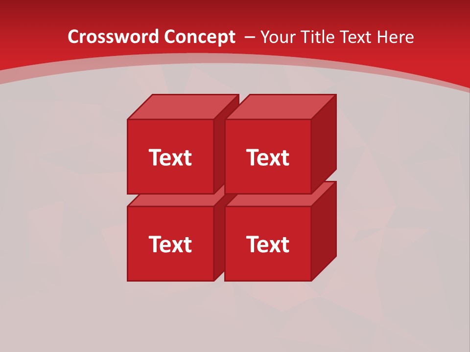 A Red Abstract Background With The Words Name Of Presentation PowerPoint Template