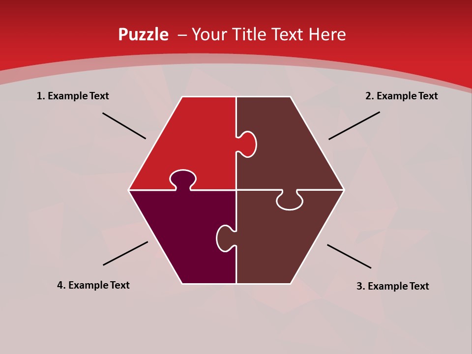 A Red Abstract Background With The Words Name Of Presentation PowerPoint Template