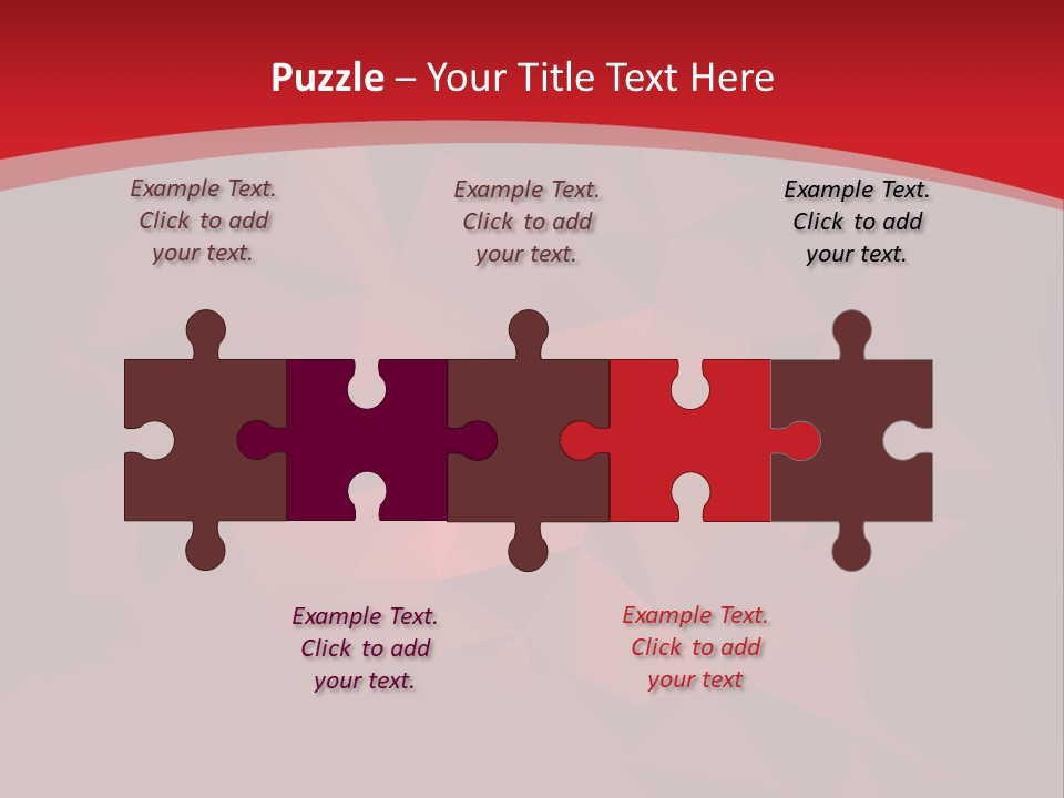 A Red Abstract Background With The Words Name Of Presentation PowerPoint Template