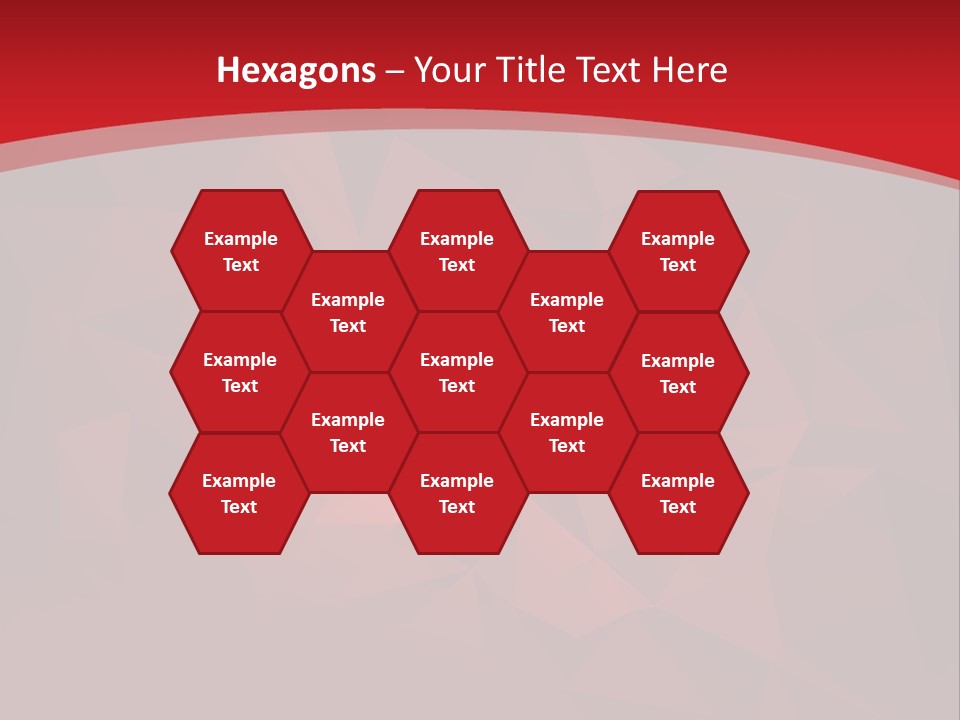 A Red Abstract Background With The Words Name Of Presentation PowerPoint Template