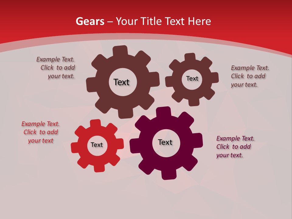 A Red Abstract Background With The Words Name Of Presentation PowerPoint Template