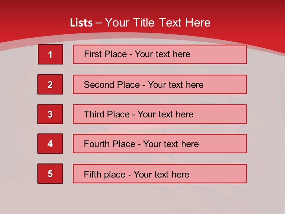 A Red Abstract Background With The Words Name Of Presentation PowerPoint Template