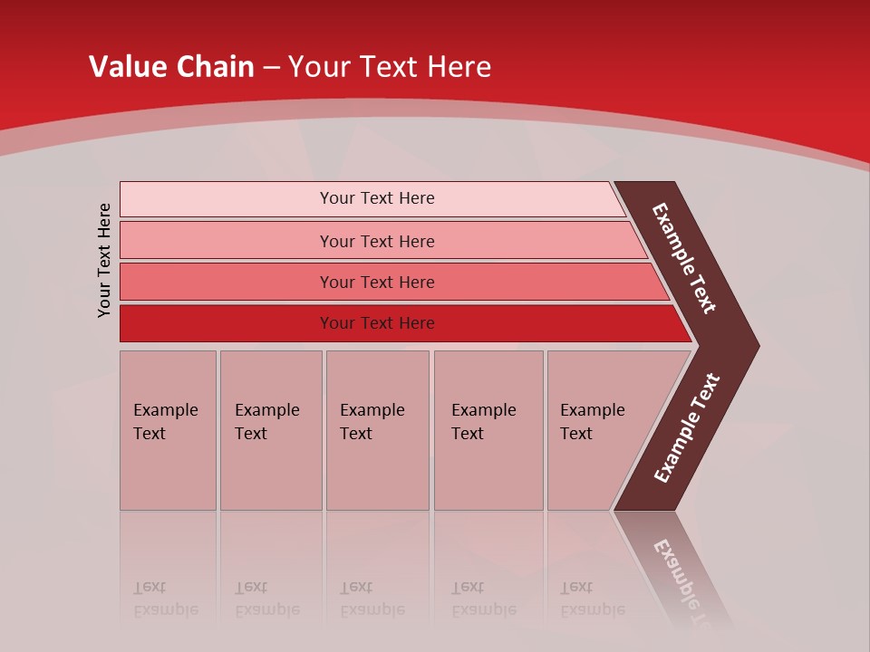 A Red Abstract Background With The Words Name Of Presentation PowerPoint Template