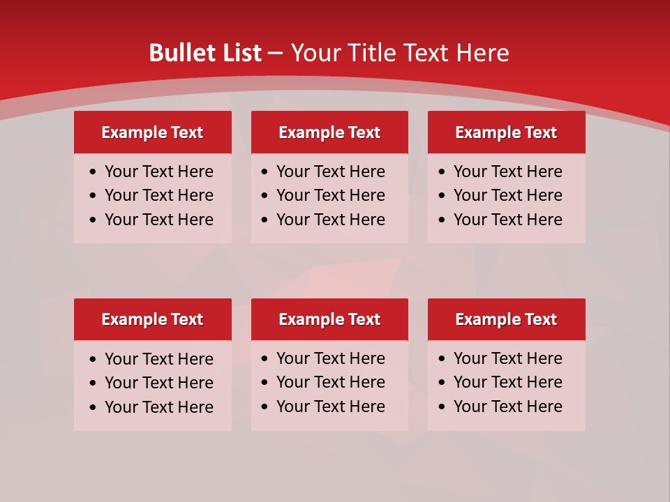 A Red Abstract Background With The Words Name Of Presentation PowerPoint Template