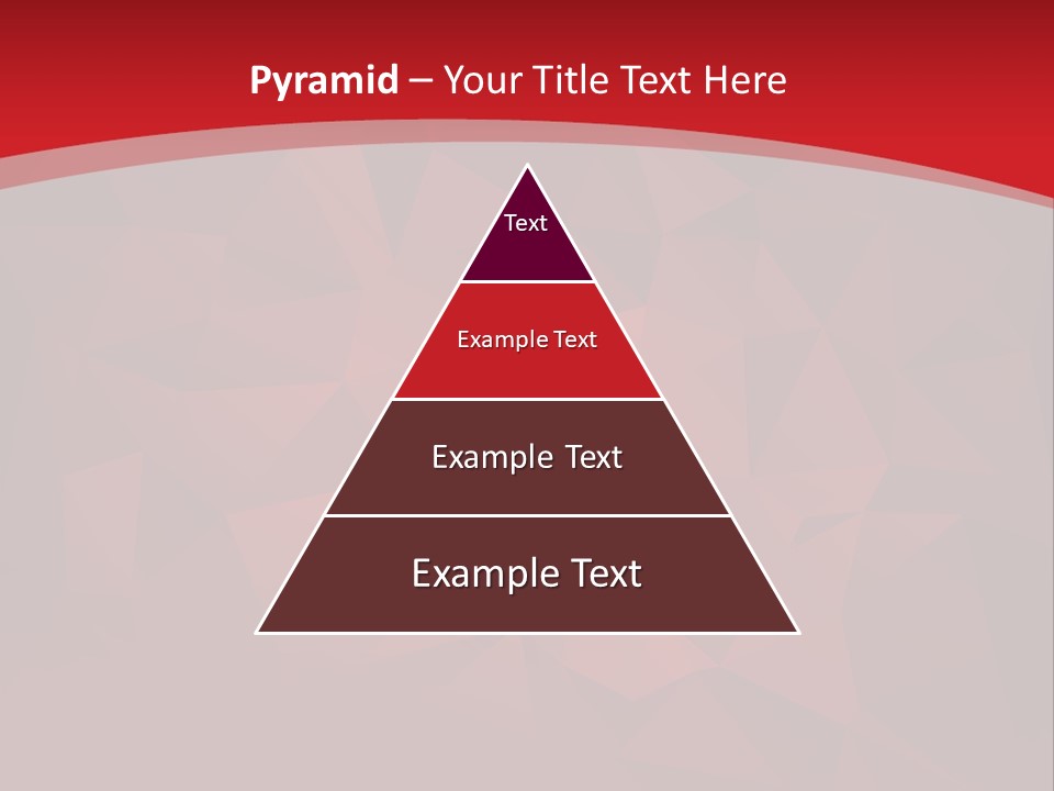 A Red Abstract Background With The Words Name Of Presentation PowerPoint Template