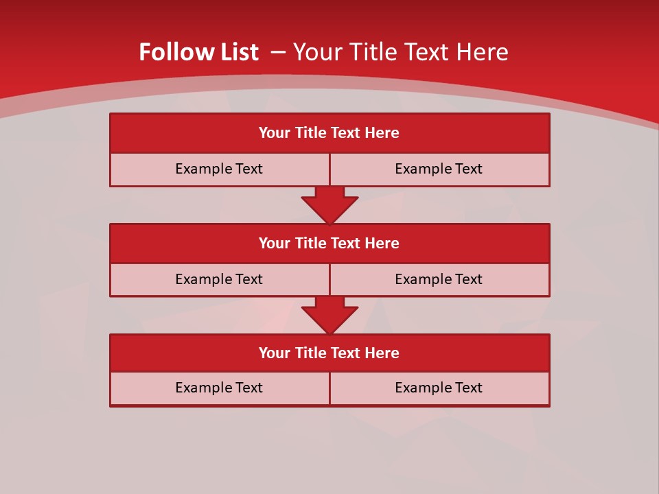 A Red Abstract Background With The Words Name Of Presentation PowerPoint Template