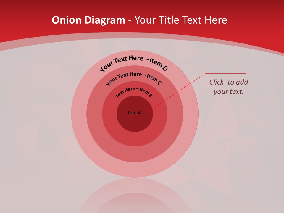 A Red Abstract Background With The Words Name Of Presentation PowerPoint Template