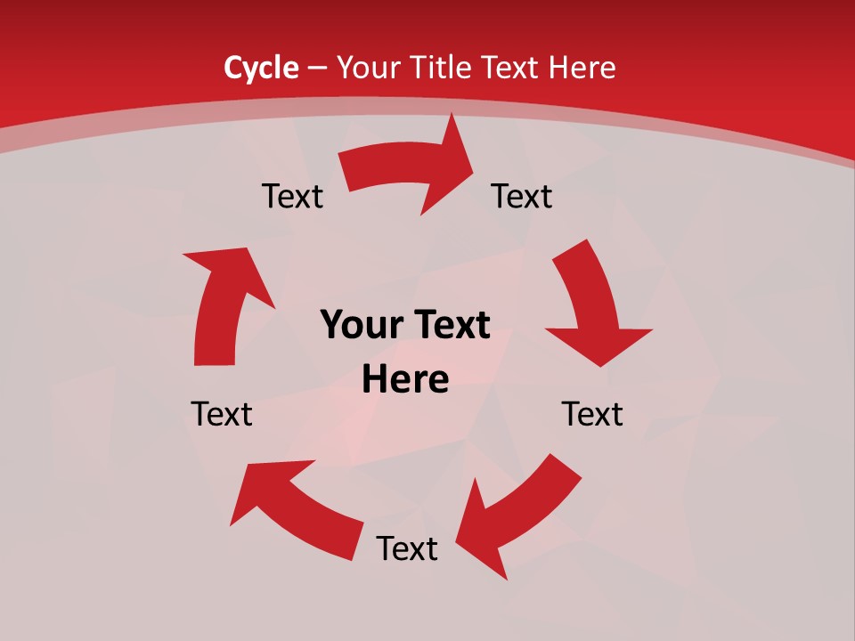 A Red Abstract Background With The Words Name Of Presentation PowerPoint Template