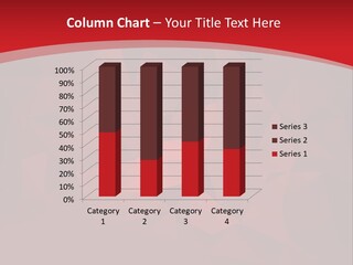 A Red Abstract Background With The Words Name Of Presentation PowerPoint Template