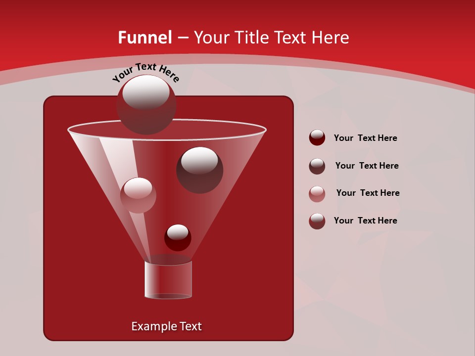 A Red Abstract Background With The Words Name Of Presentation PowerPoint Template