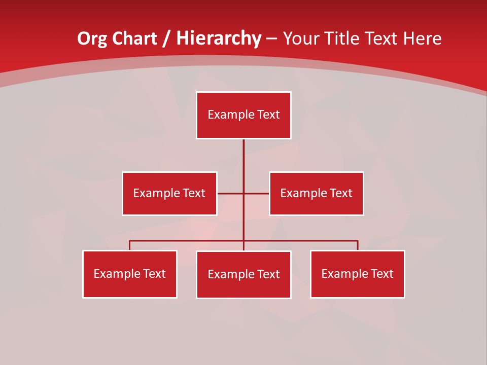 A Red Abstract Background With The Words Name Of Presentation PowerPoint Template