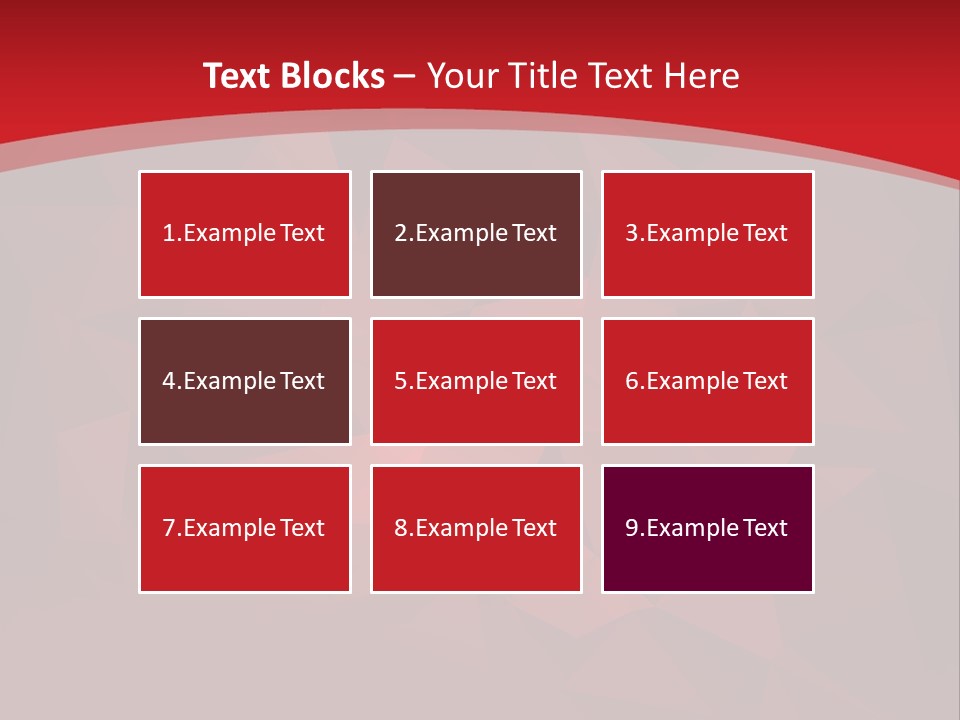 A Red Abstract Background With The Words Name Of Presentation PowerPoint Template