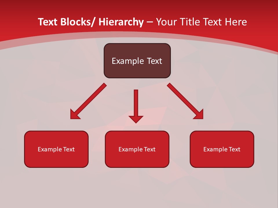 A Red Abstract Background With The Words Name Of Presentation PowerPoint Template