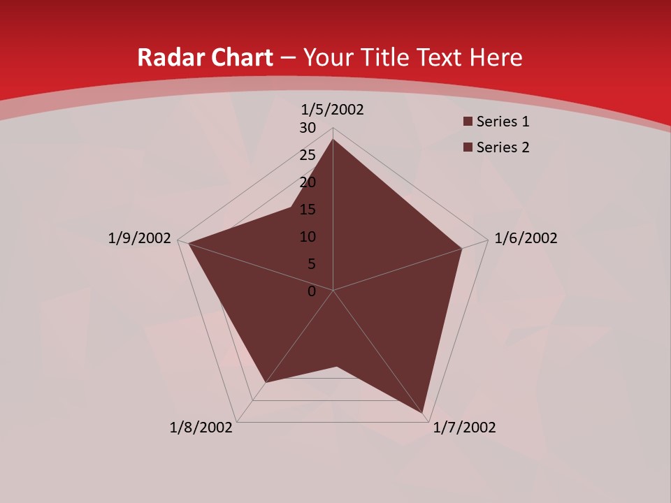 A Red Abstract Background With The Words Name Of Presentation PowerPoint Template