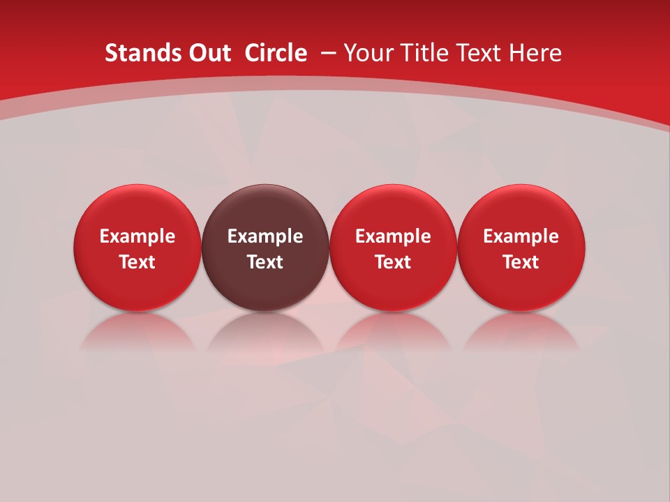 A Red Abstract Background With The Words Name Of Presentation PowerPoint Template
