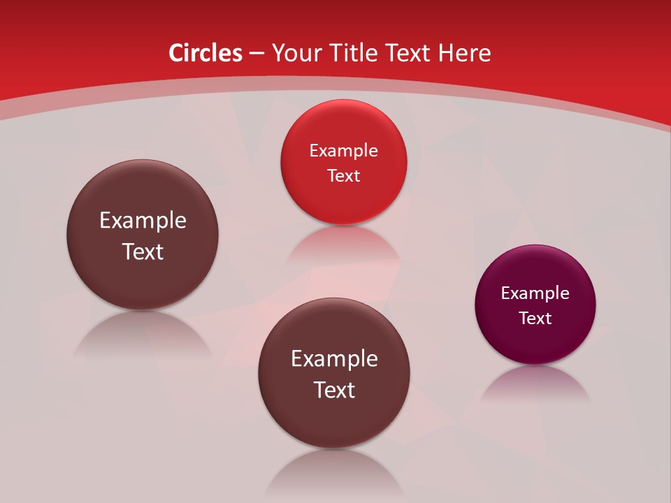 A Red Abstract Background With The Words Name Of Presentation PowerPoint Template