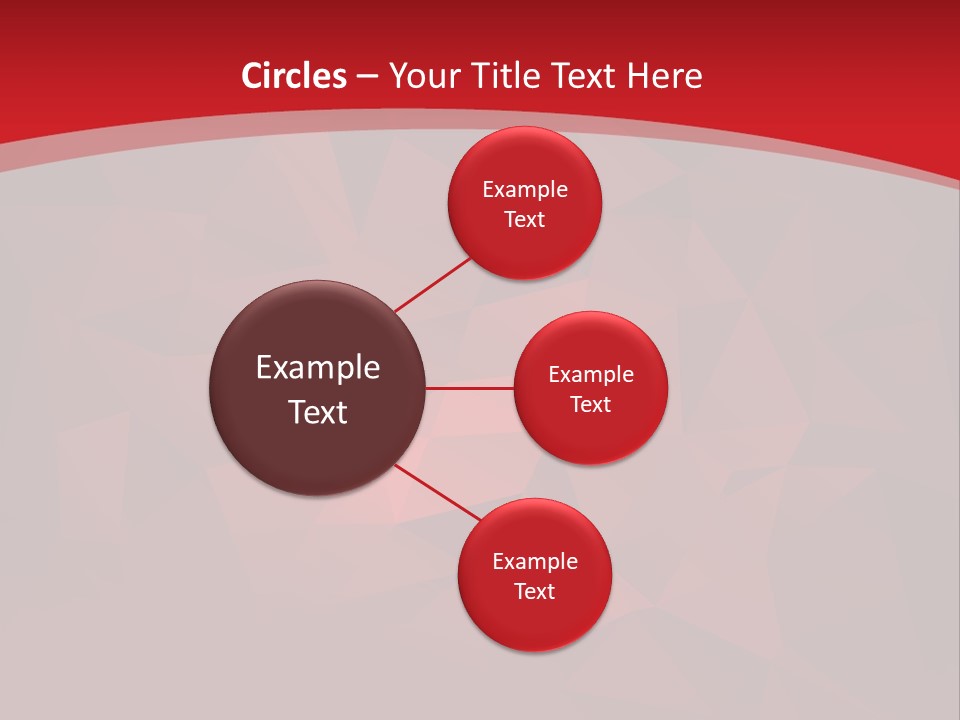 A Red Abstract Background With The Words Name Of Presentation PowerPoint Template