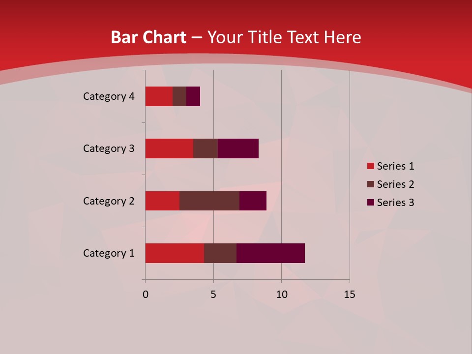 A Red Abstract Background With The Words Name Of Presentation PowerPoint Template