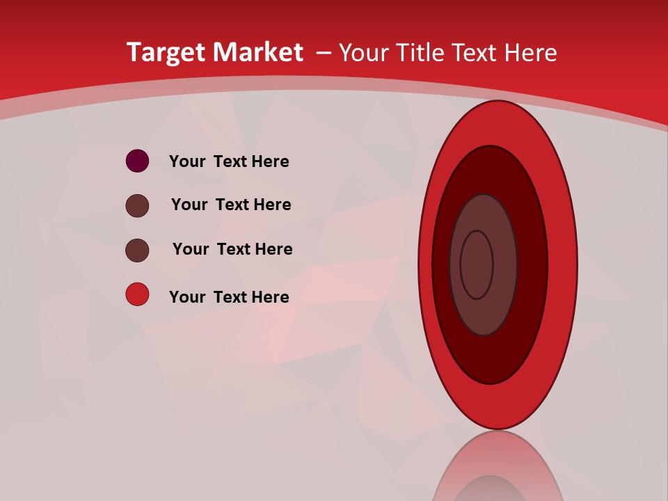 A Red Abstract Background With The Words Name Of Presentation PowerPoint Template