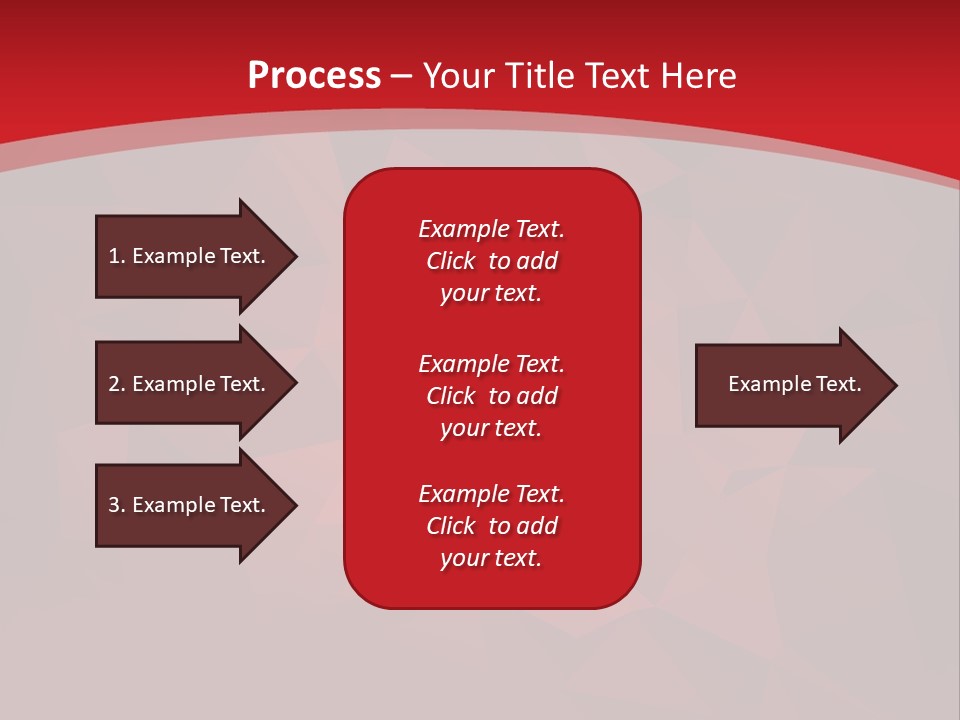 A Red Abstract Background With The Words Name Of Presentation PowerPoint Template