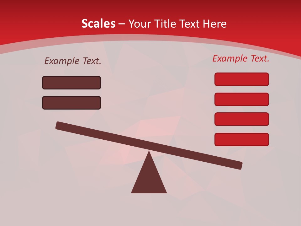 A Red Abstract Background With The Words Name Of Presentation PowerPoint Template