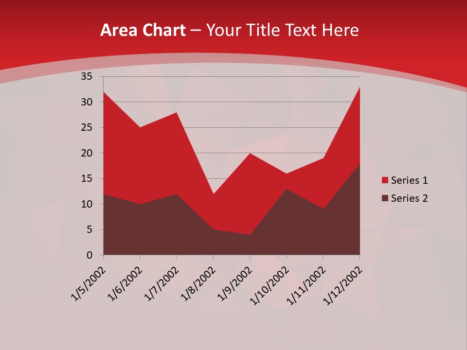 A Red Abstract Background With The Words Name Of Presentation PowerPoint Template