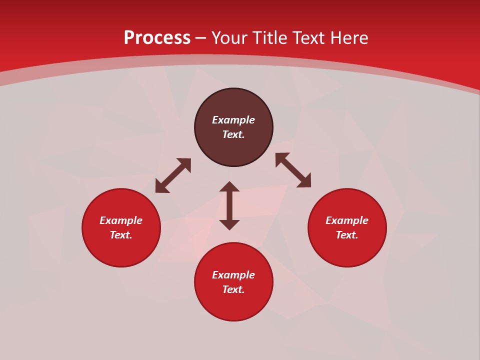 A Red Abstract Background With The Words Name Of Presentation PowerPoint Template