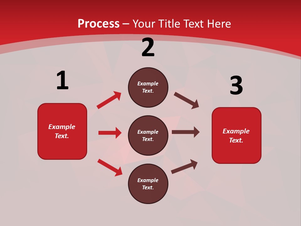 A Red Abstract Background With The Words Name Of Presentation PowerPoint Template