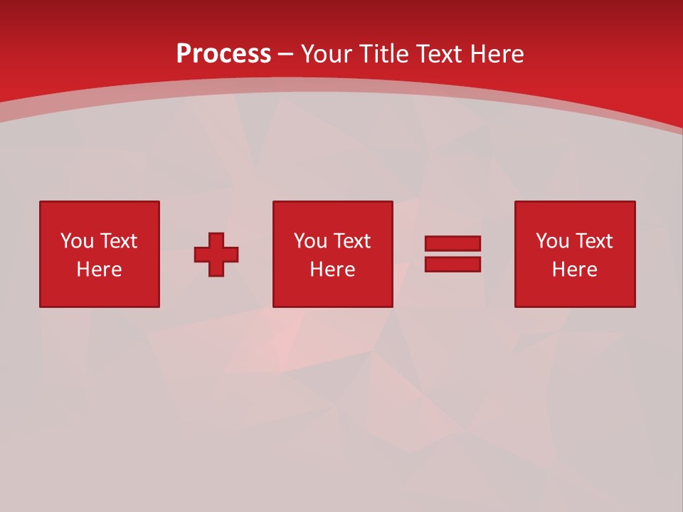 A Red Abstract Background With The Words Name Of Presentation PowerPoint Template