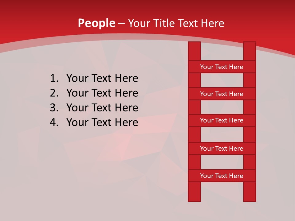 A Red Abstract Background With The Words Name Of Presentation PowerPoint Template
