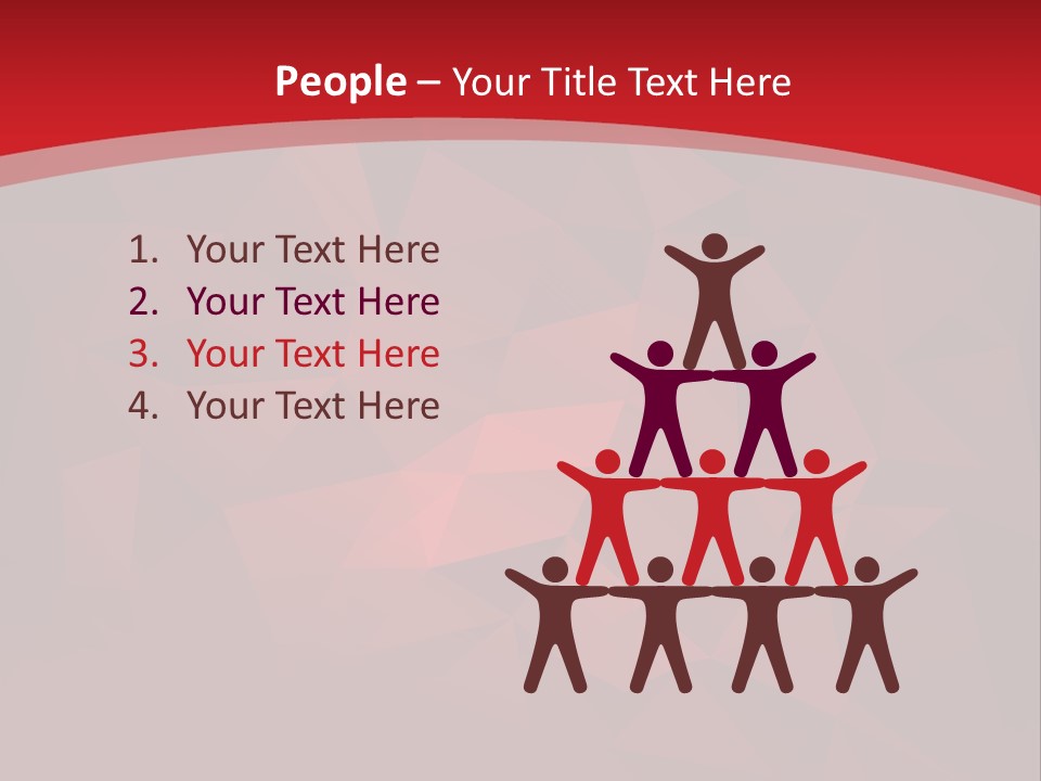 A Red Abstract Background With The Words Name Of Presentation PowerPoint Template