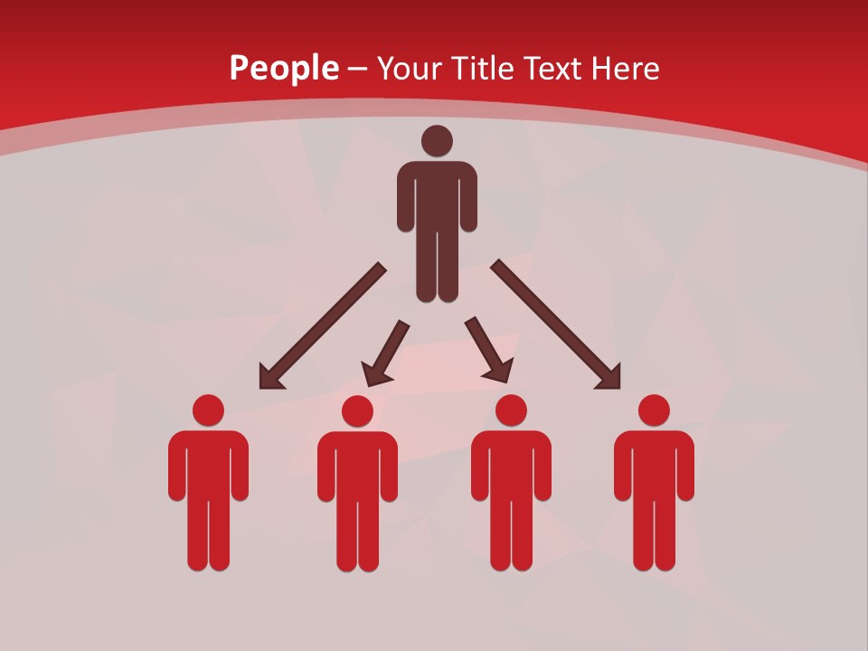 A Red Abstract Background With The Words Name Of Presentation PowerPoint Template