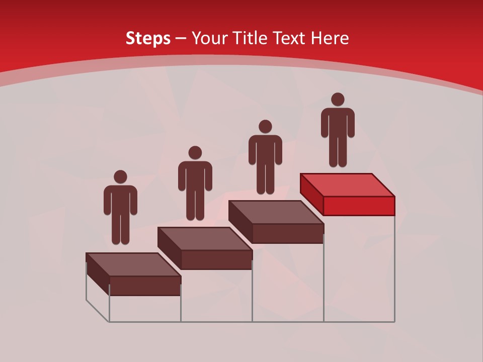 A Red Abstract Background With The Words Name Of Presentation PowerPoint Template