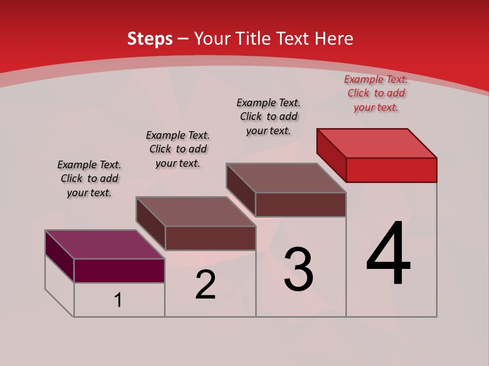 A Red Abstract Background With The Words Name Of Presentation PowerPoint Template