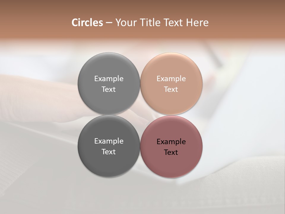 A Person Using A Laptop With A Credit Card In Their Hand PowerPoint Template