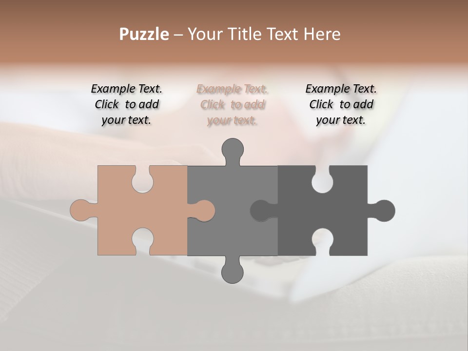 A Person Using A Laptop With A Credit Card In Their Hand PowerPoint Template