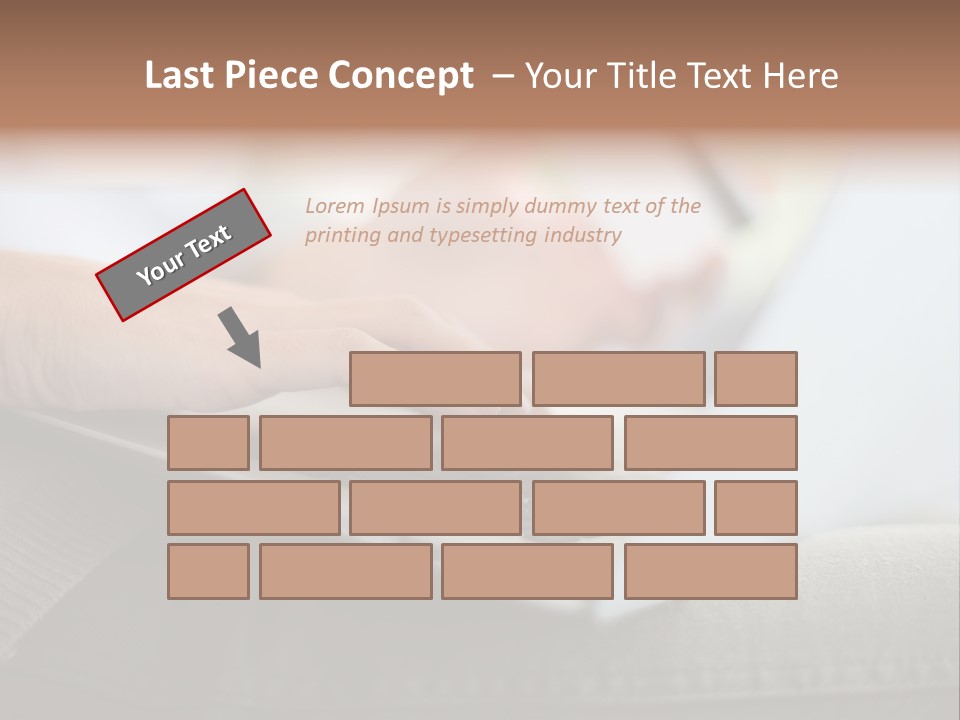 A Person Using A Laptop With A Credit Card In Their Hand PowerPoint Template