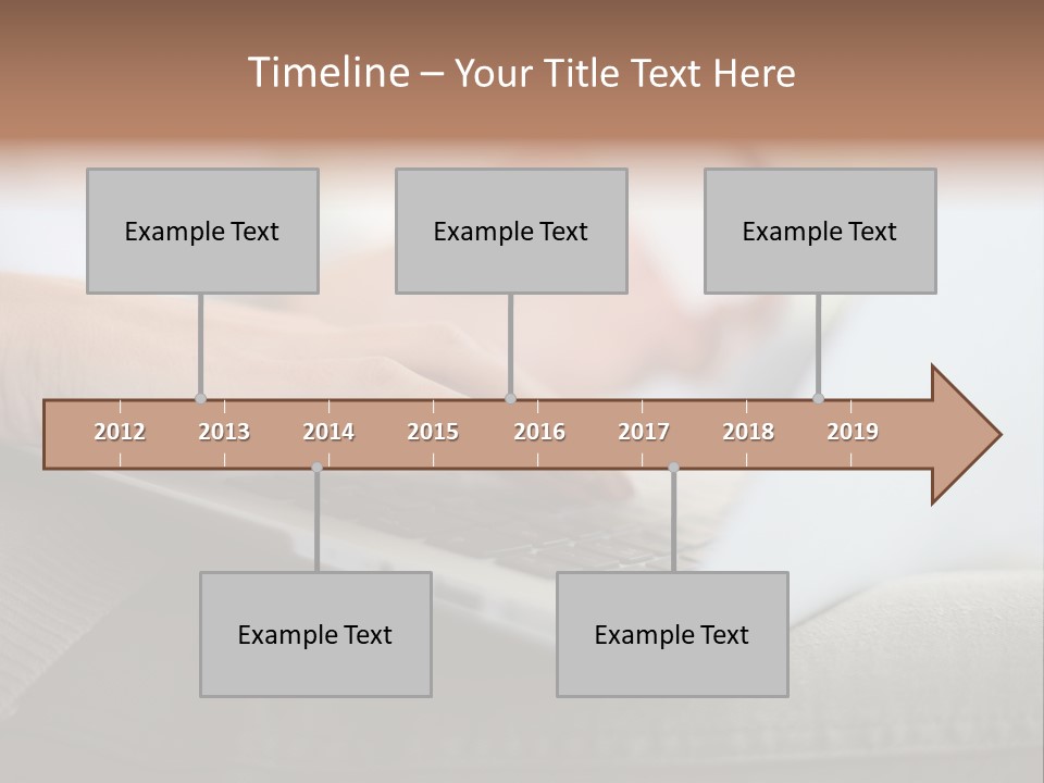 A Person Using A Laptop With A Credit Card In Their Hand PowerPoint Template