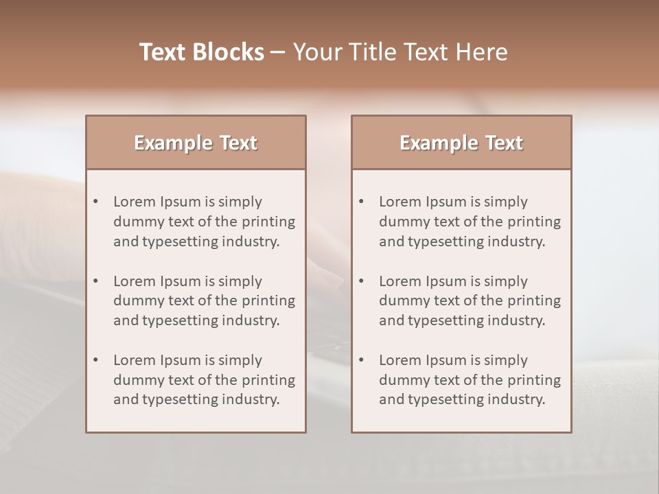 A Person Using A Laptop With A Credit Card In Their Hand PowerPoint Template