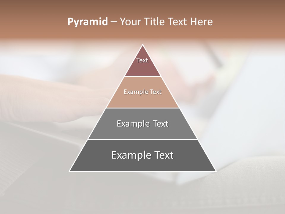 A Person Using A Laptop With A Credit Card In Their Hand PowerPoint Template