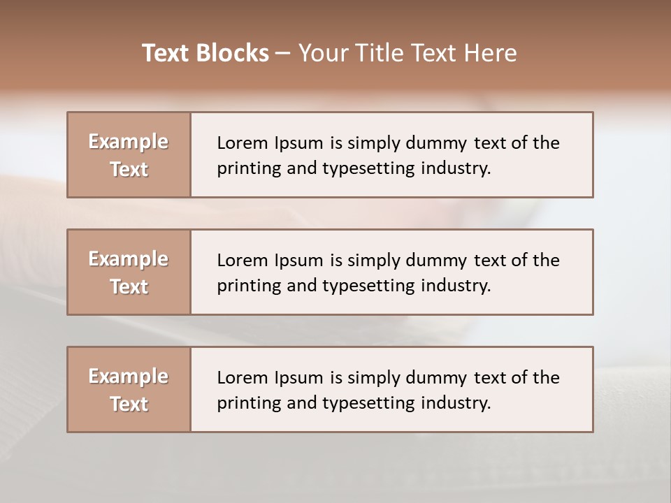 A Person Using A Laptop With A Credit Card In Their Hand PowerPoint Template