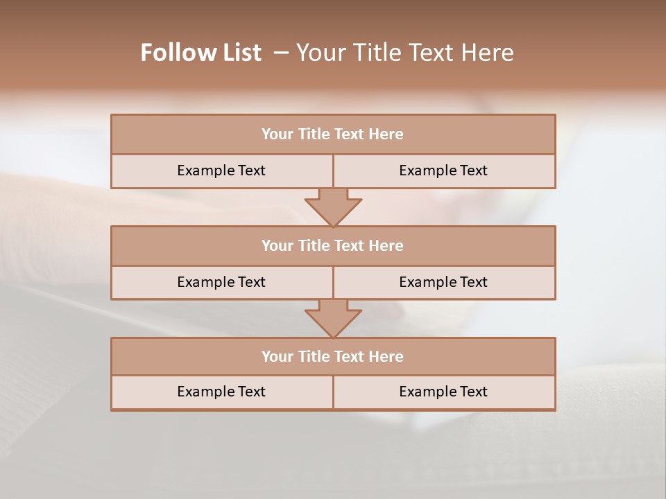 A Person Using A Laptop With A Credit Card In Their Hand PowerPoint Template