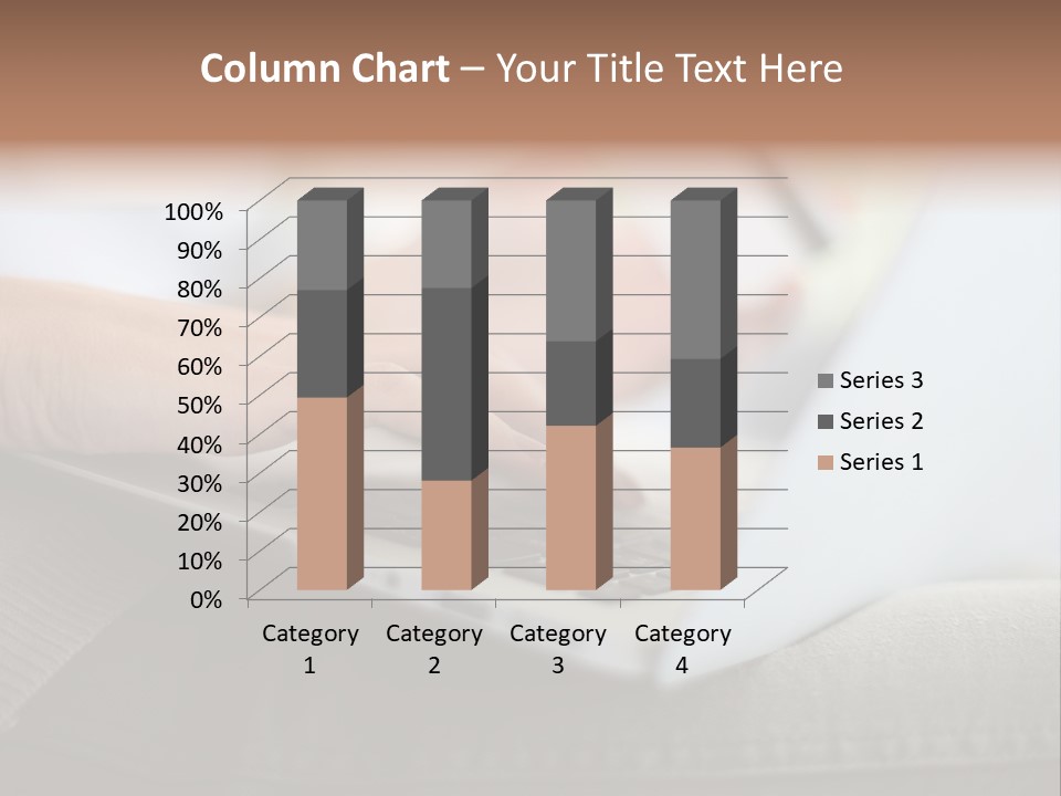 A Person Using A Laptop With A Credit Card In Their Hand PowerPoint Template