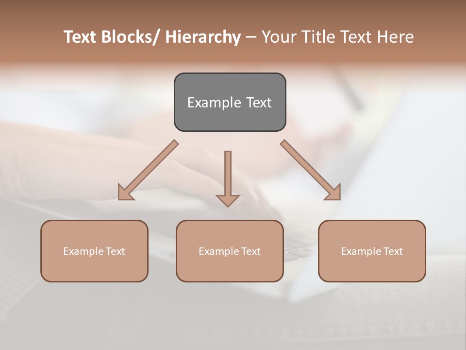 A Person Using A Laptop With A Credit Card In Their Hand PowerPoint Template