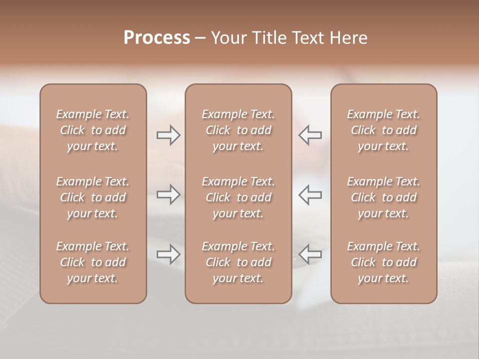 A Person Using A Laptop With A Credit Card In Their Hand PowerPoint Template