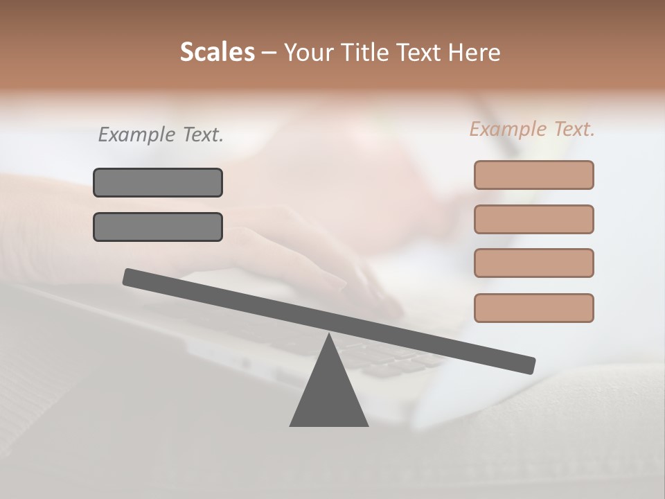 A Person Using A Laptop With A Credit Card In Their Hand PowerPoint Template