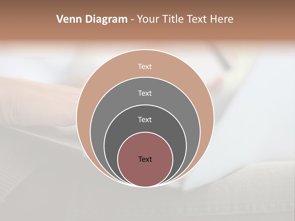 A Person Using A Laptop With A Credit Card In Their Hand PowerPoint Template