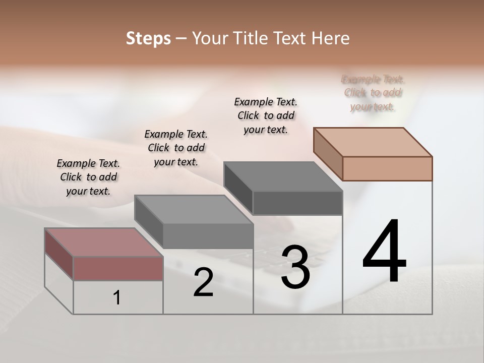 A Person Using A Laptop With A Credit Card In Their Hand PowerPoint Template