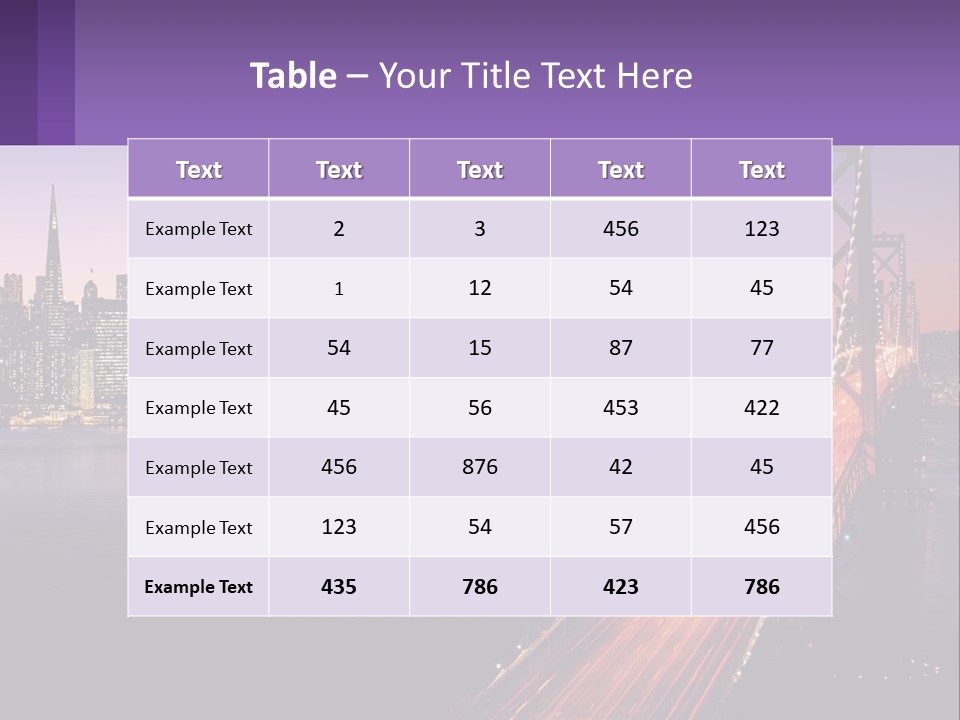 A Bridge Over A Body Of Water With A City In The Background PowerPoint Template